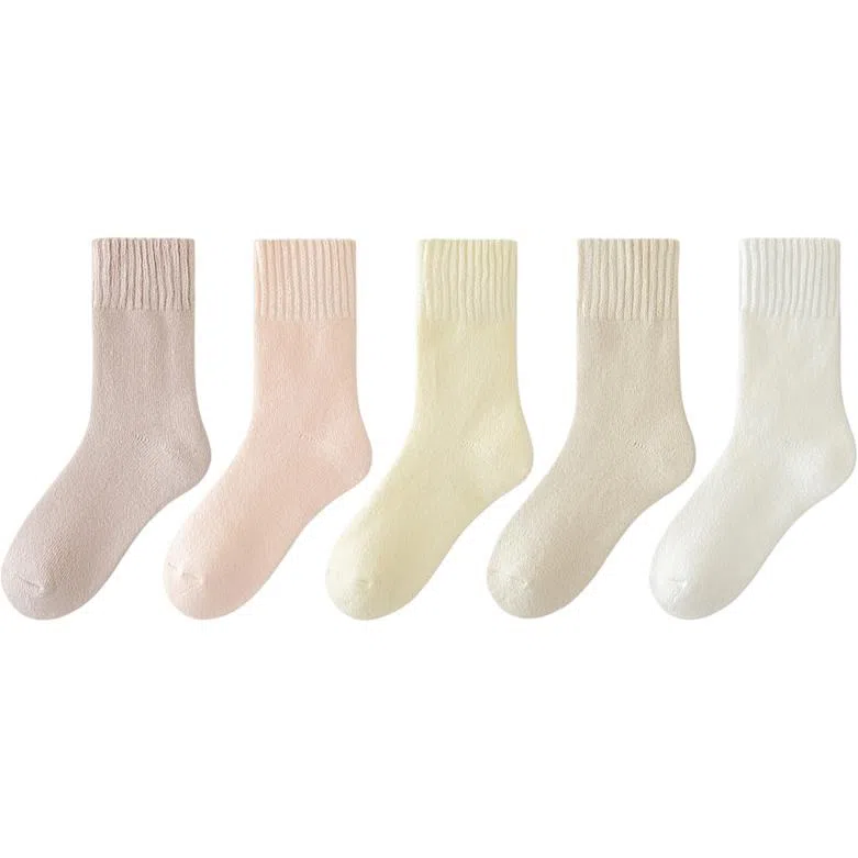 恒源祥 简约时尚舒适保暖中筒袜 女款 组合装