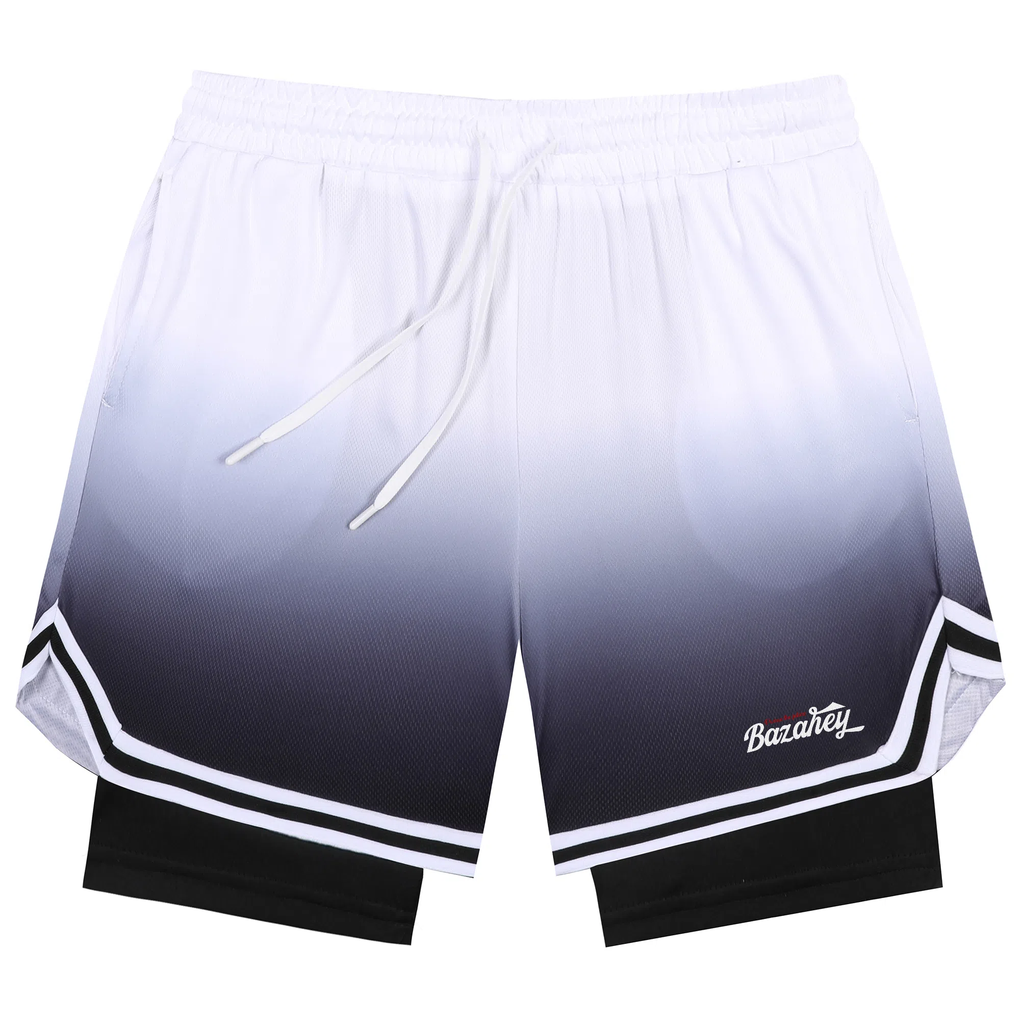 吾皇猫 不过膝短裤子美式复古基础款简约百搭舒适排汗透气运动跑步休闲五分防偷窥假两件篮球裤 男女同款