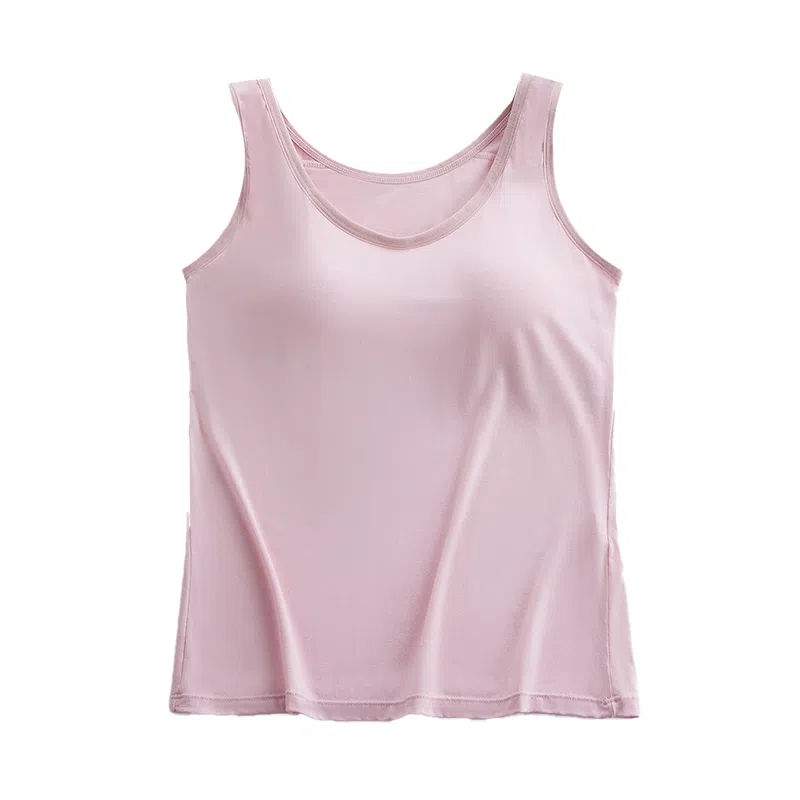 欧迪芬 亲肤柔软透气有垂感上托防走光固定式杯垫免加强承托稳固防垂无痕背心 女款