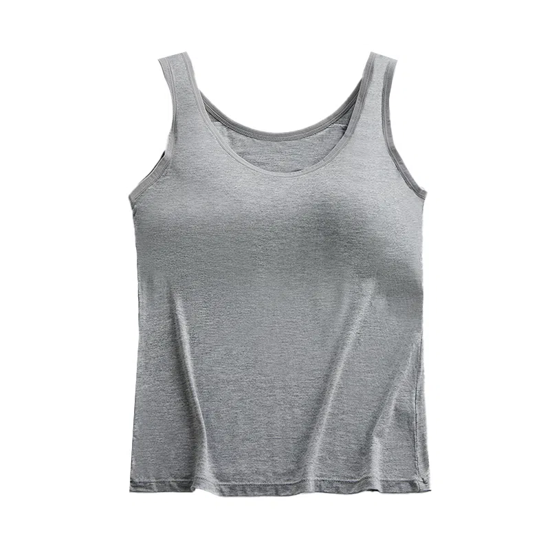 欧迪芬 亲肤柔软透气有垂感上托防走光固定式杯垫免加强承托稳固防垂无痕背心 女款