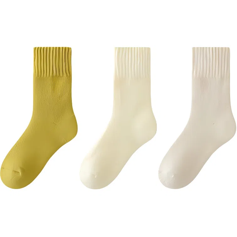 恒源祥 简约时尚舒适保暖中筒袜 女款 组合装