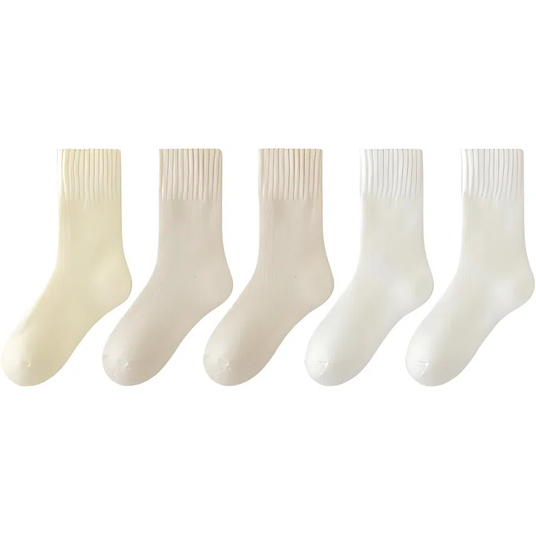 恒源祥 简约时尚舒适保暖中筒袜 女款 组合装