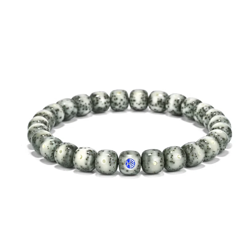 钰澜文玩 精品 卓然原生态老型眼睛留白佛珠#好运 星月菩提 手串 男女同款情侣款