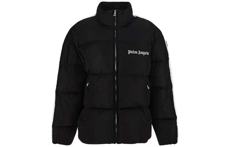 Palm Angels FW22 Logo Stripe Jacket Black