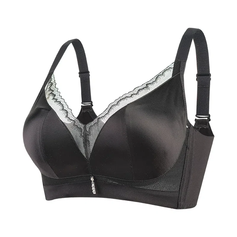 欧迪芬 透气收副乳聚拢防下垂舒适矫正调整型平胸洞洞杯文胸 女款