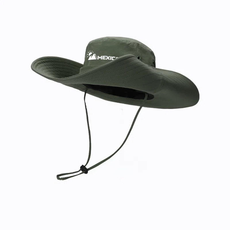 稻草人 户外钓鱼出游遮阳防晒 聚酯纤维 渔夫帽 男女同款情侣款
