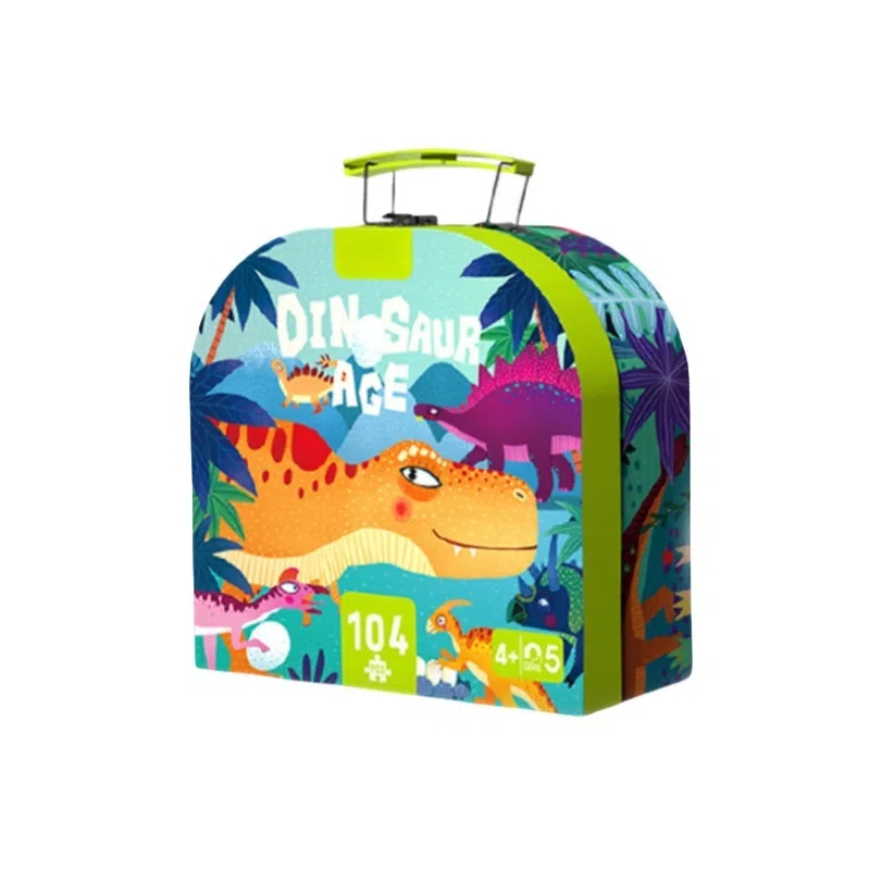 咕轹 公主恐龙人文拼图科普 早教益智玩具