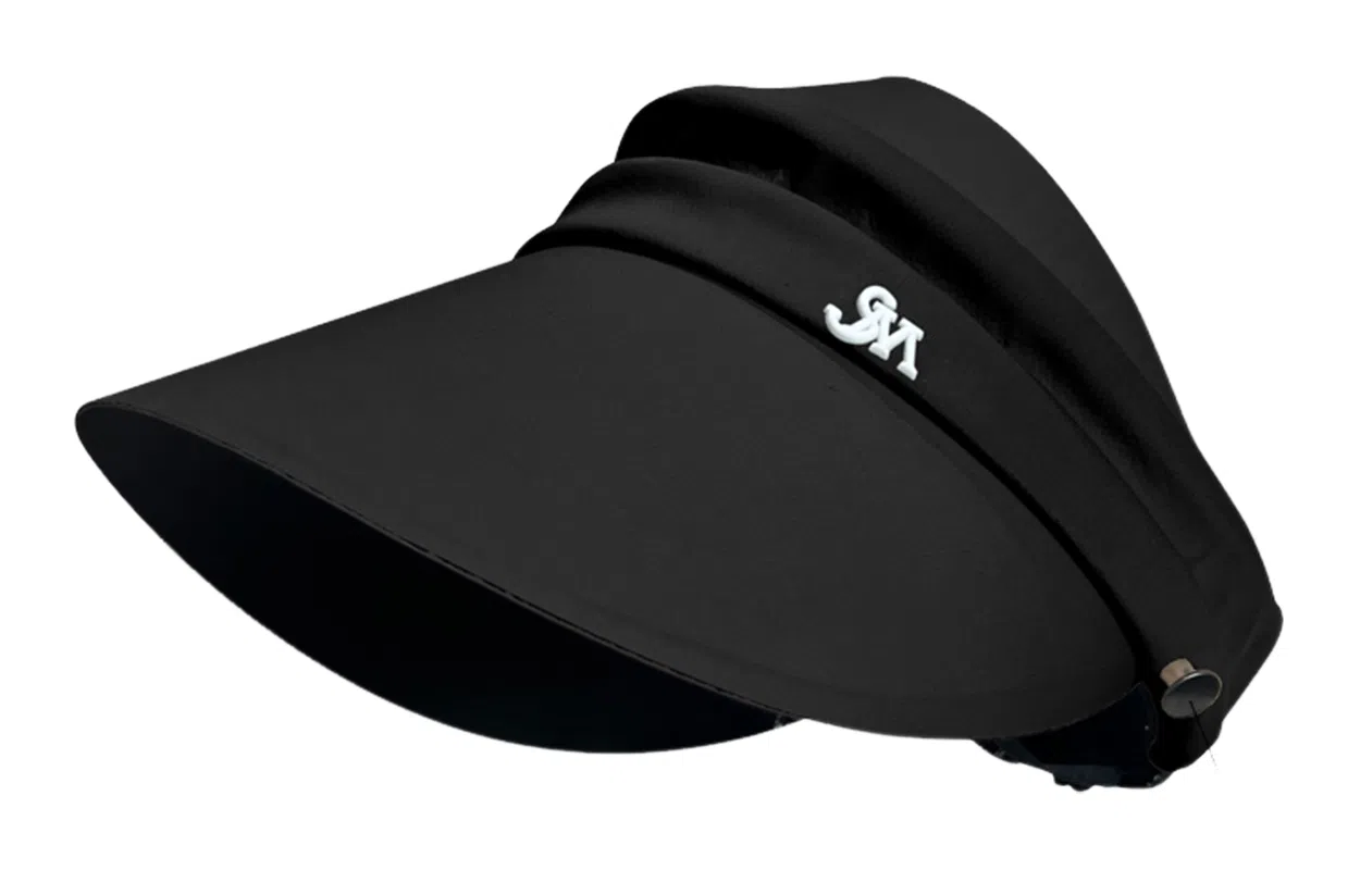 优幽兰 休闲简约纯色高级感防韩版百搭夏天透气空顶遮阳可扎高马尾防紫外线 聚酯纤维 防晒帽 女款