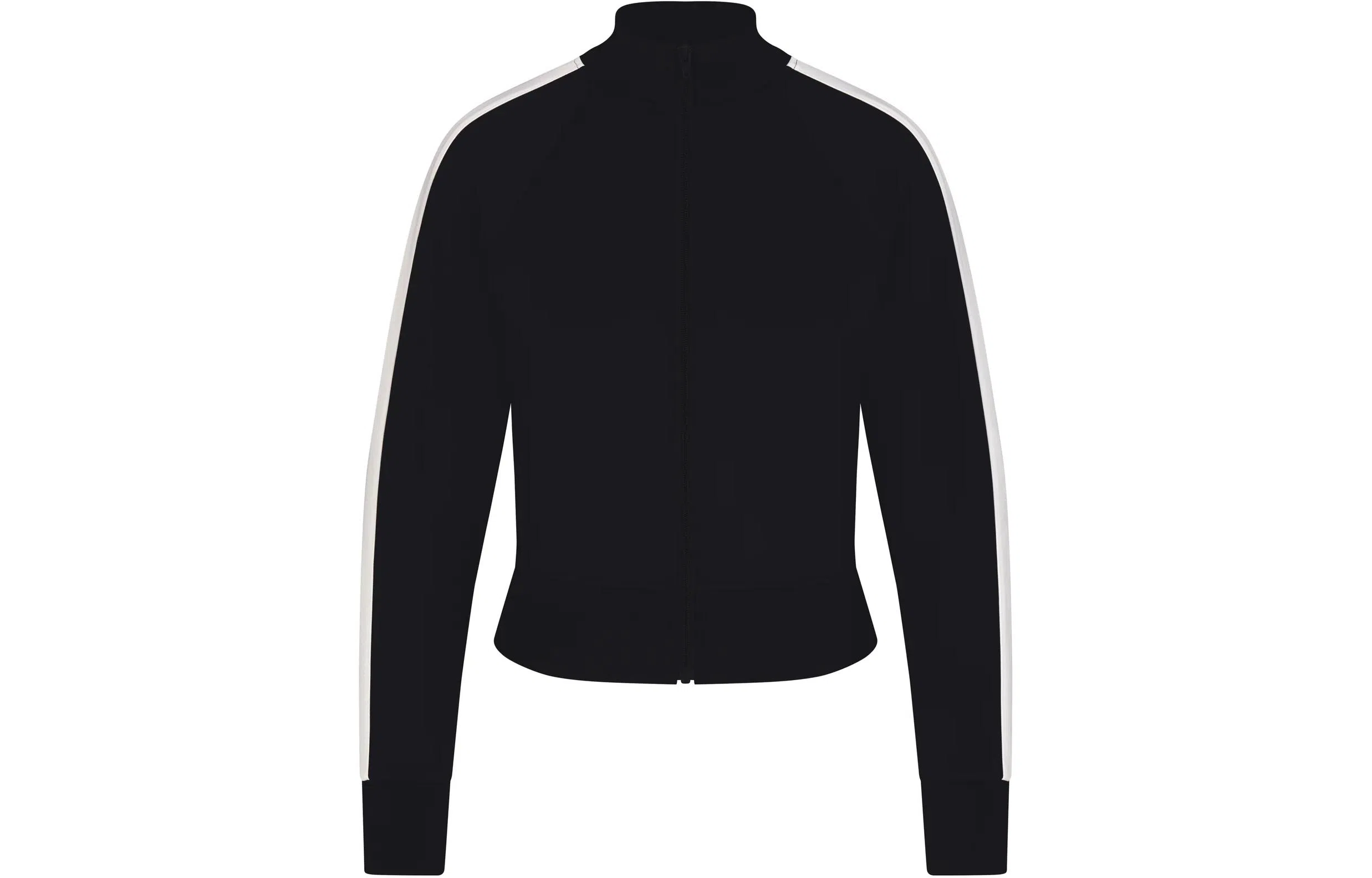 SKIMS Track Zip Up Jacket Onyx