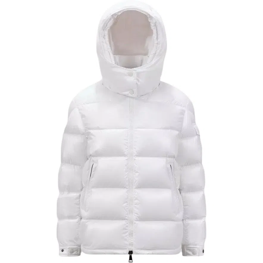 Moncler FW24 Hooded Down Jacket White