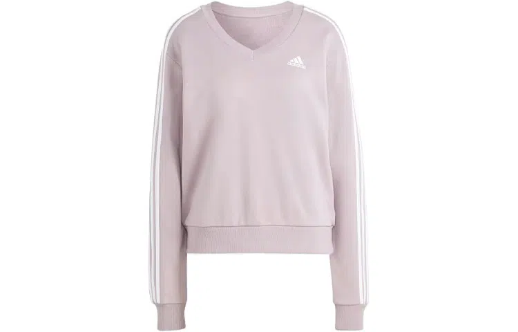 adidas Essentials 3-Stripes V-Neck Sweatshirt V