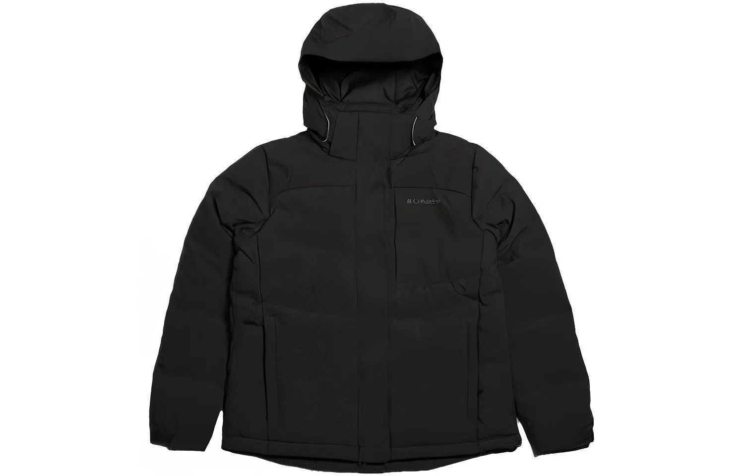 Columbia Down Jacket Hoodie Black