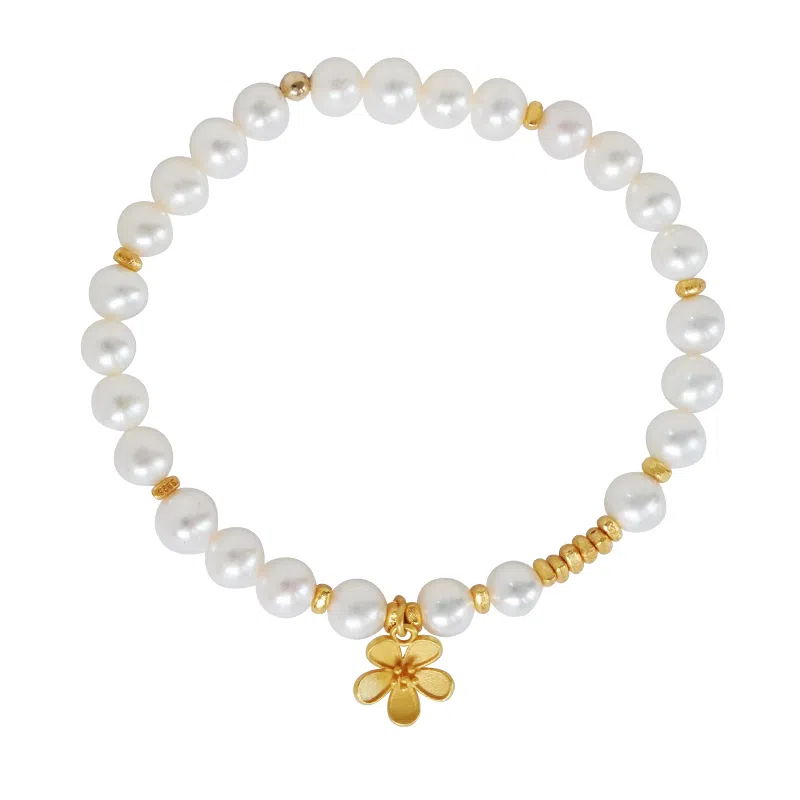 清野集 樱花雨浪漫转运 淡水珍珠 手串 女款