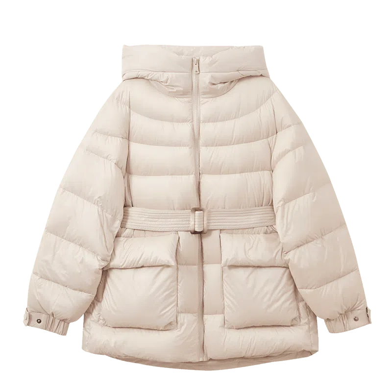 【dme】 新款加厚连帽保暖短款显高羽绒服 女款