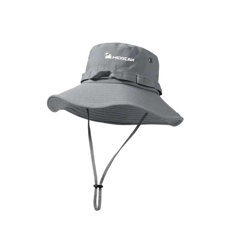 稻草人 户外徒步登山钓鱼防晒 大檐遮阳防紫外线 时尚百搭  显脸小 涤纶 渔夫帽 男女同款情侣款