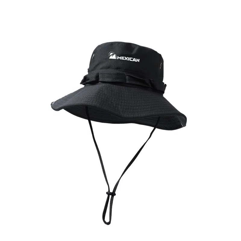 稻草人 户外徒步登山钓鱼防晒 大檐遮阳防紫外线 时尚百搭  显脸小 涤纶 渔夫帽 男女同款情侣款