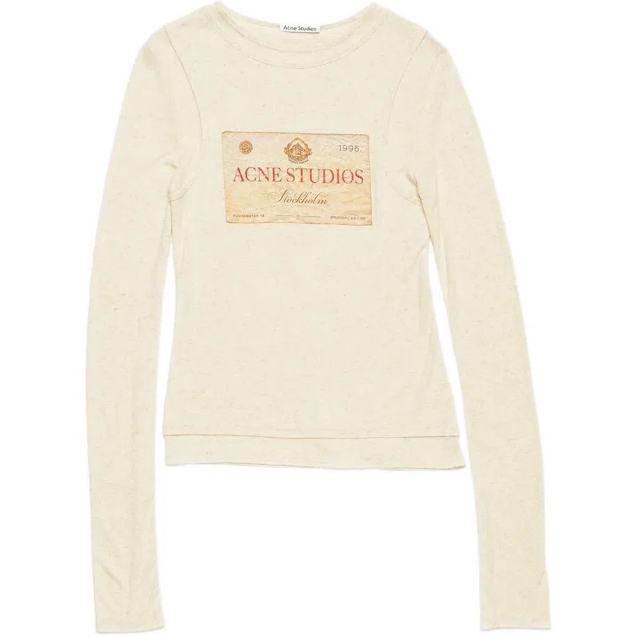Acne Studios Double-Layered Long Sleeve Beige