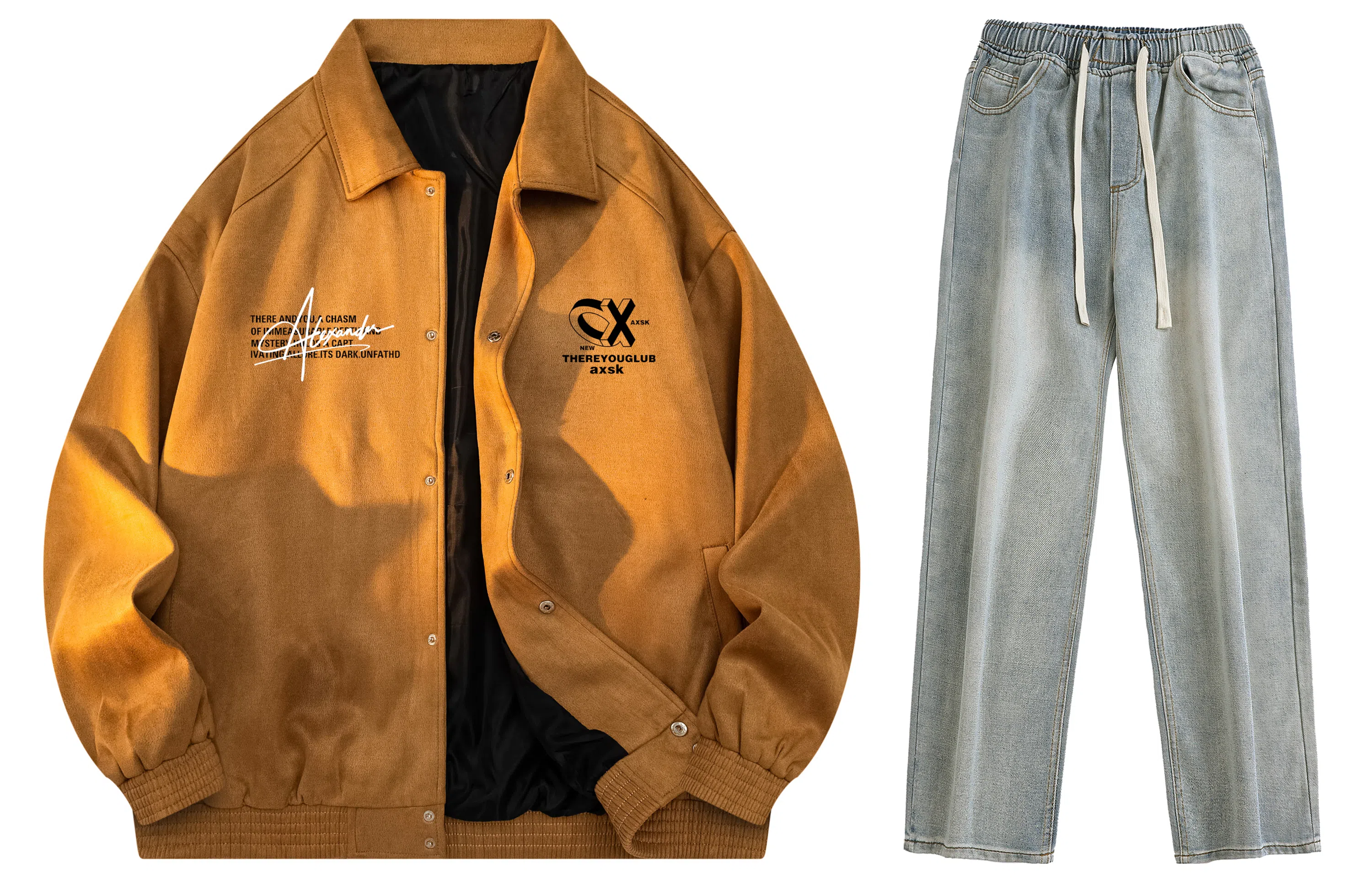 A.X.S.K Coach Jacket Set
