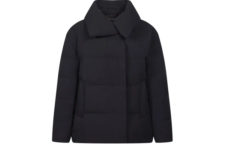 波司登 纯色翻领拉链羽绒服外套 女款 