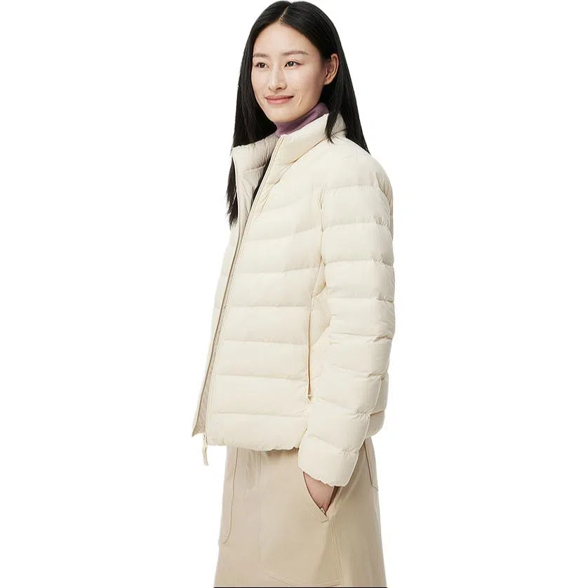 坦博尔 保暖修身羽绒服 女款 焦香米