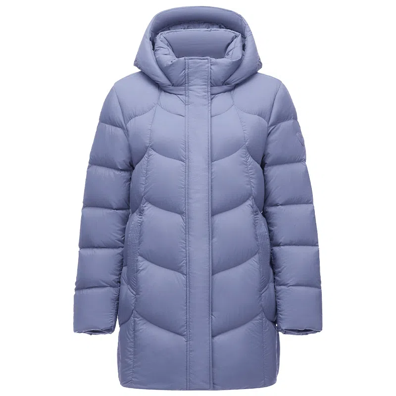 坦博尔 可脱卸帽蓄热科技保暖羽绒服 女款