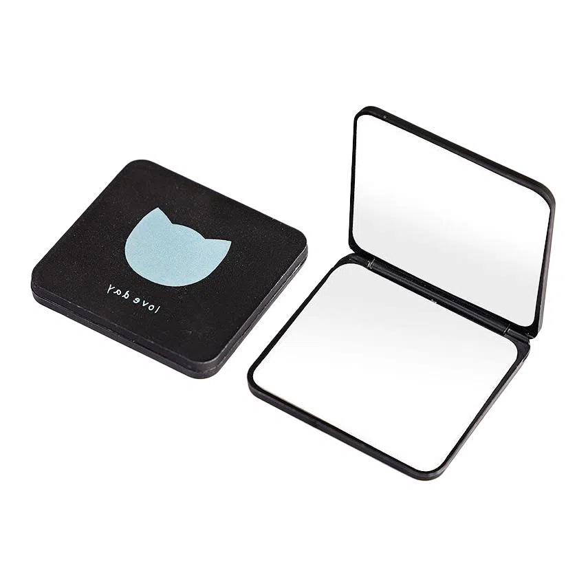 计轩 随身携带迷你折叠镜子 双面便携