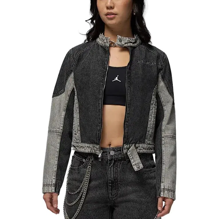 Jordan Air Jacket Black/Teal Grey