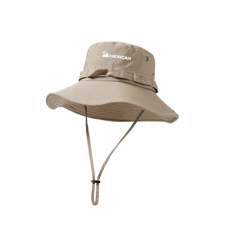 稻草人 户外徒步登山钓鱼防晒 大檐遮阳防紫外线 时尚百搭  显脸小 涤纶 渔夫帽 男女同款情侣款