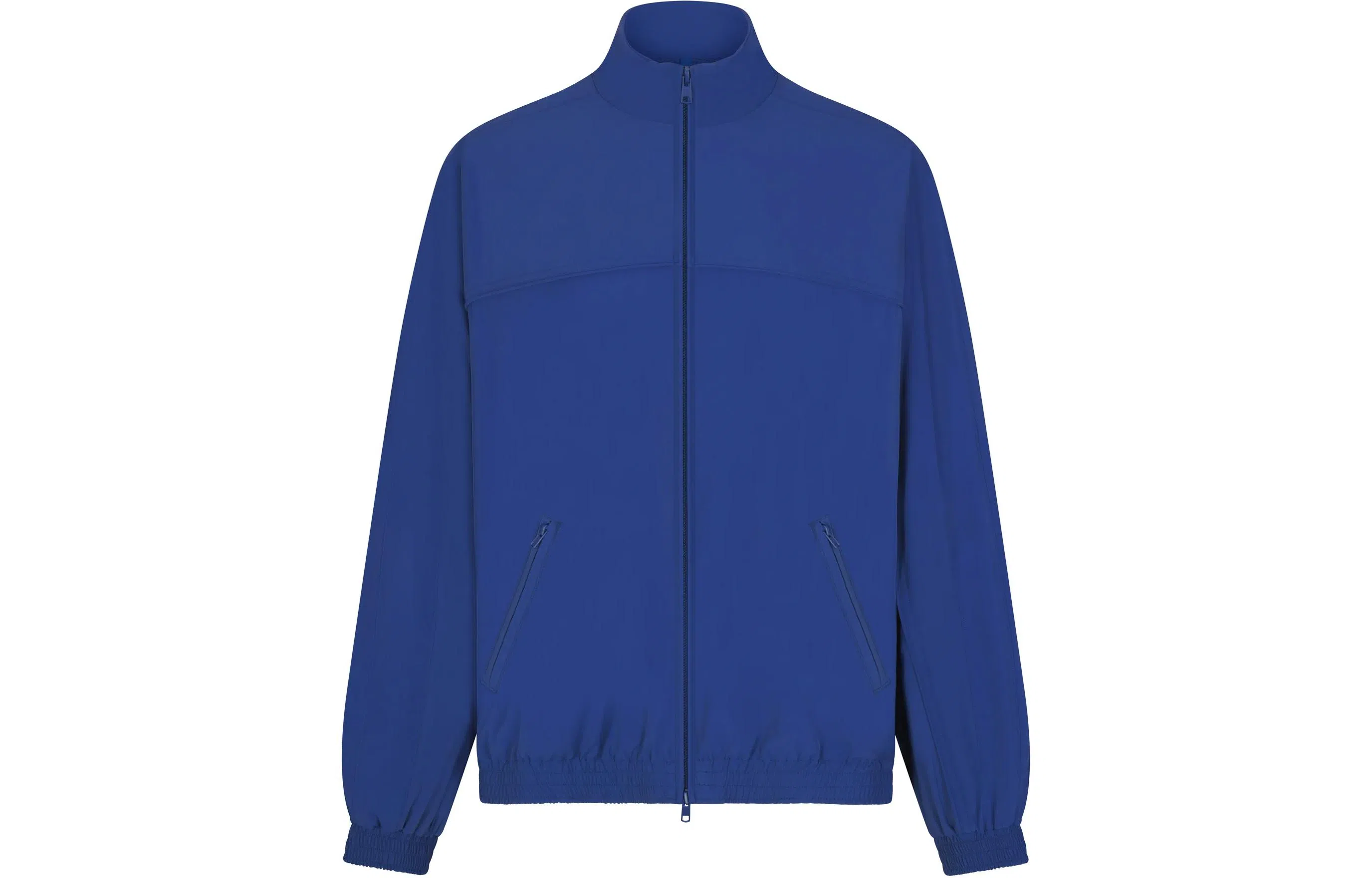 SKIMS Track Woven Nylon Oversized Jacket Cobalt