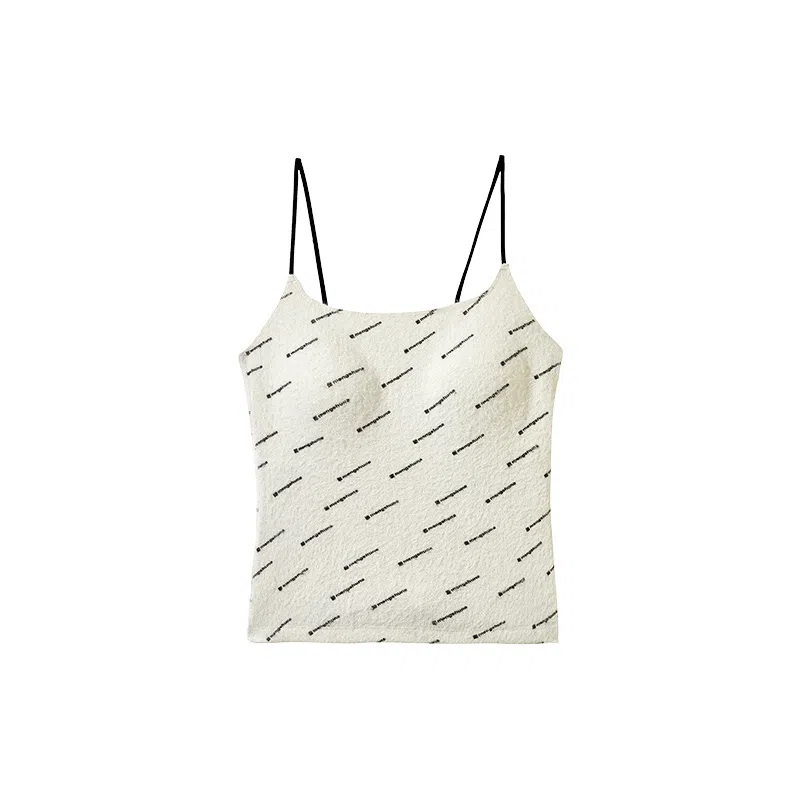 都市丽人 百搭字母简约吊带 女款