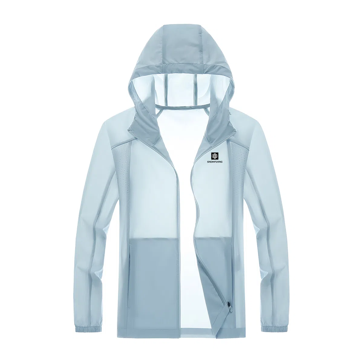 SNOW FLYING upf50+logo