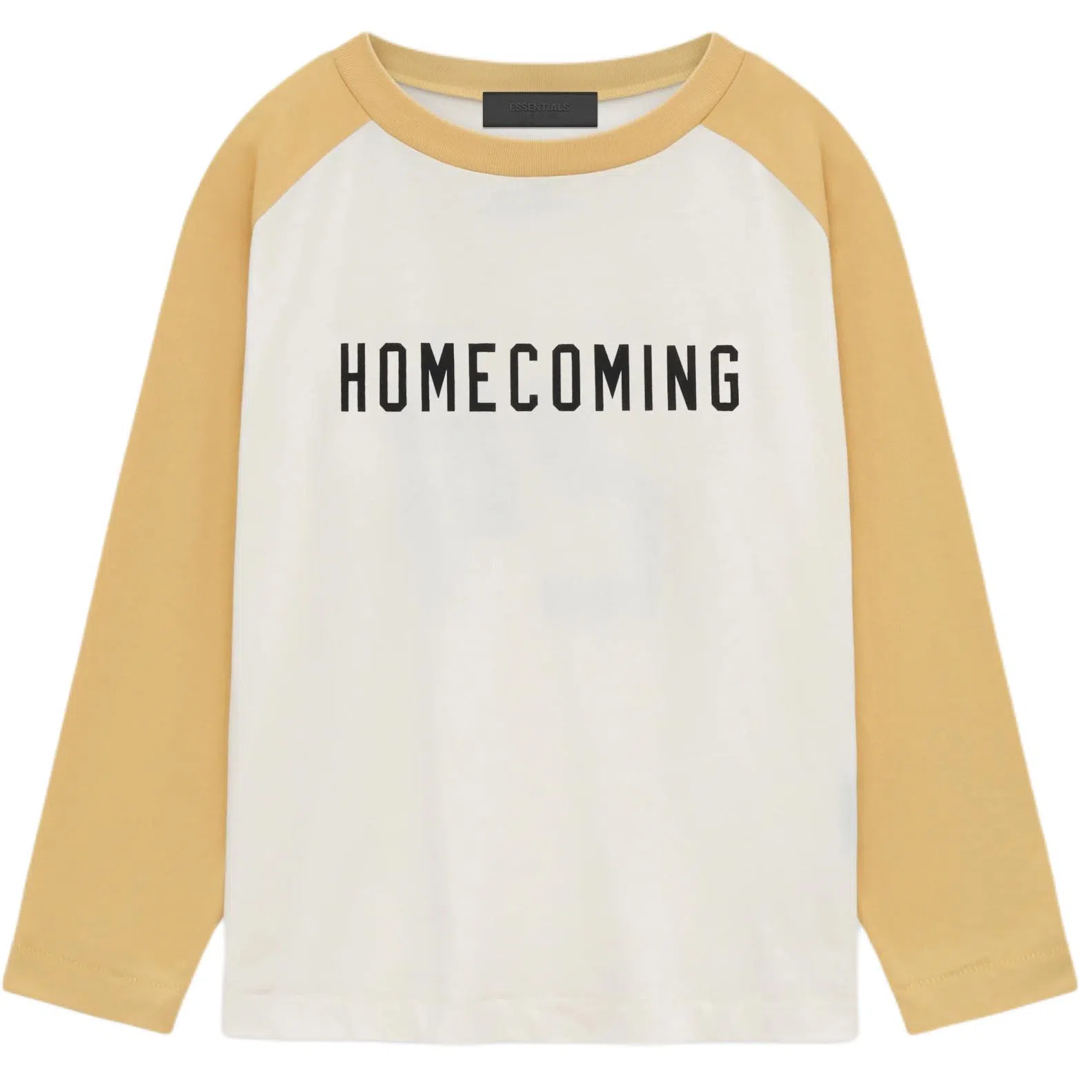 Fear of God Essentials FALL24 HOMECOMING Womens Tri-Blend Baseball Shirt T AMBER