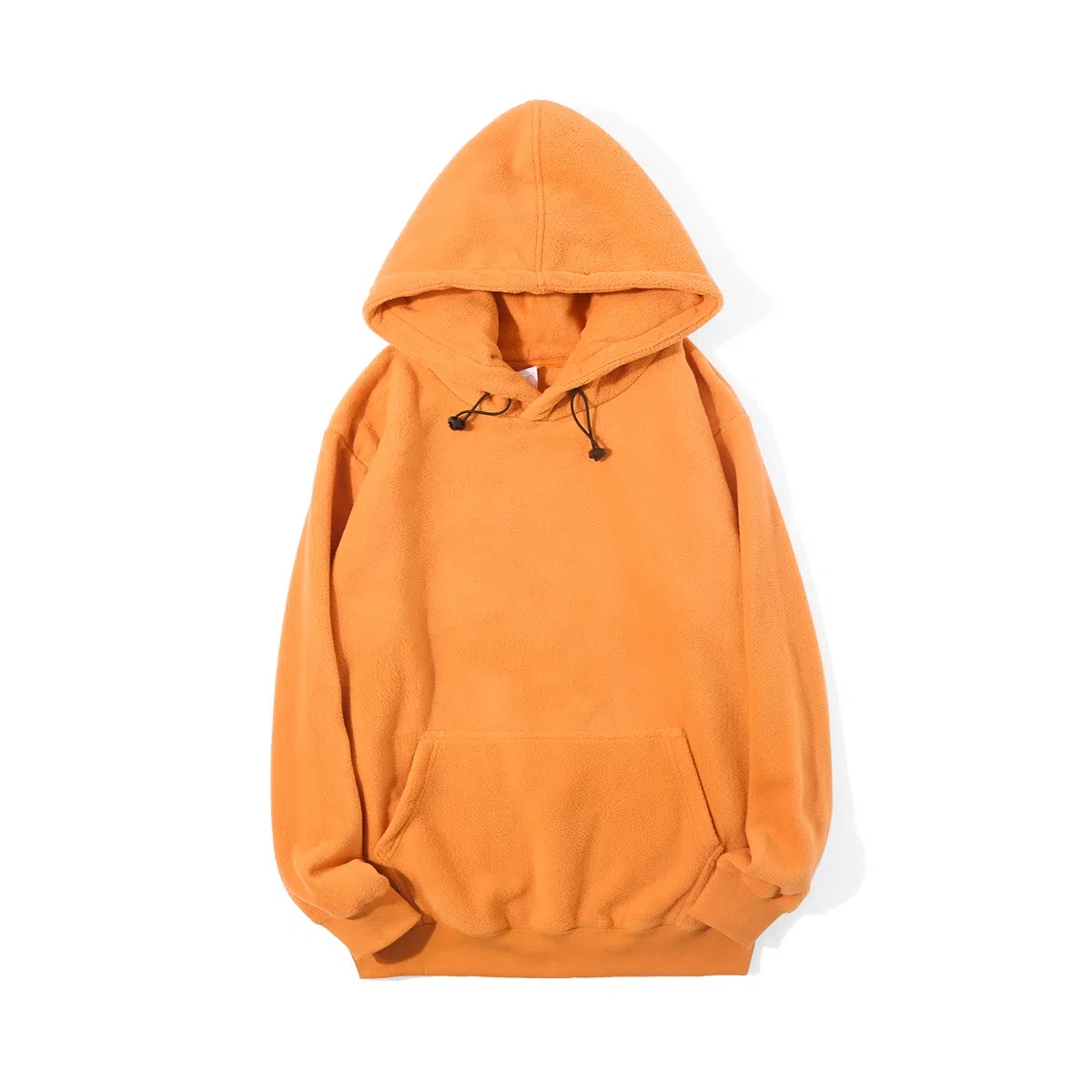 重磅基础 日系休闲加绒连帽长袖宽松卫衣 男女同款 纯色