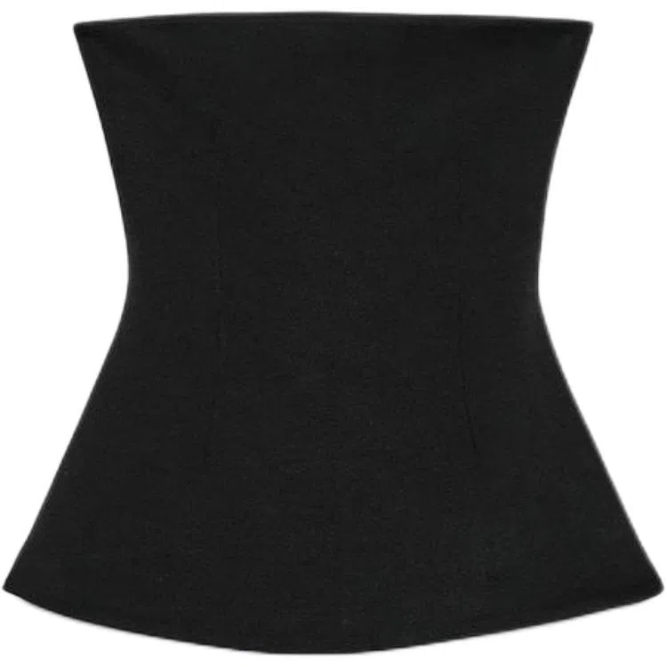 ZARA Stretch Tube Top Black