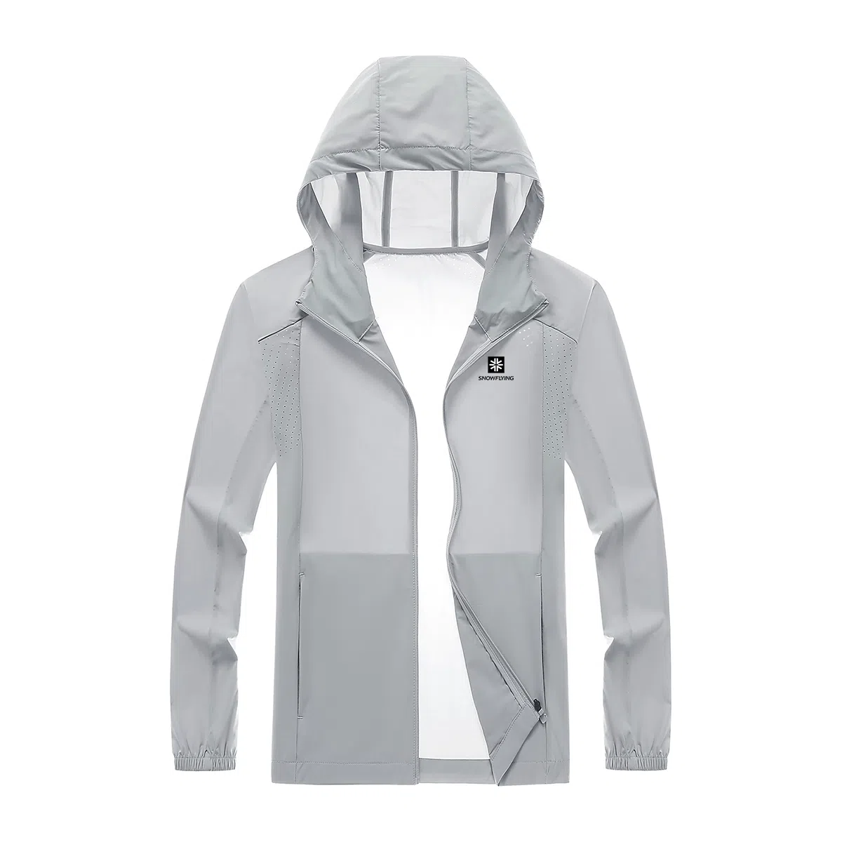 SNOW FLYING upf50+logo