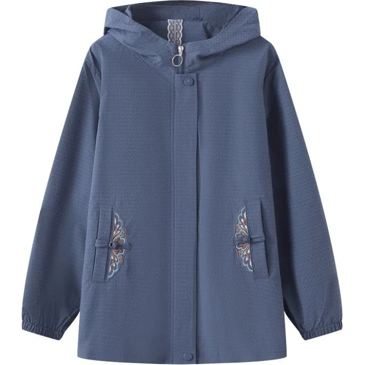 雅鹿 短款连帽长袖夹克外套 女款