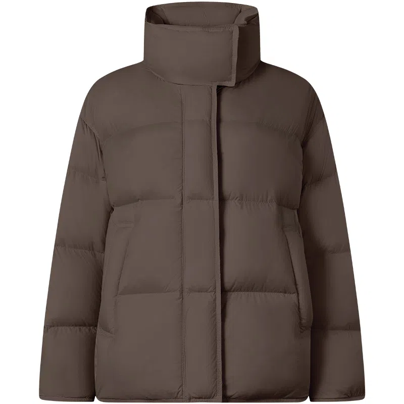 坦博尔 纯色立领长袖羽绒服 女款