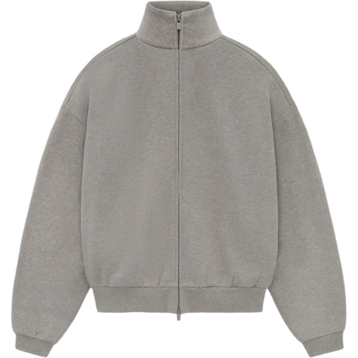 Fear of God Essentials SS24 Zip Up Jacket Heather Grey
