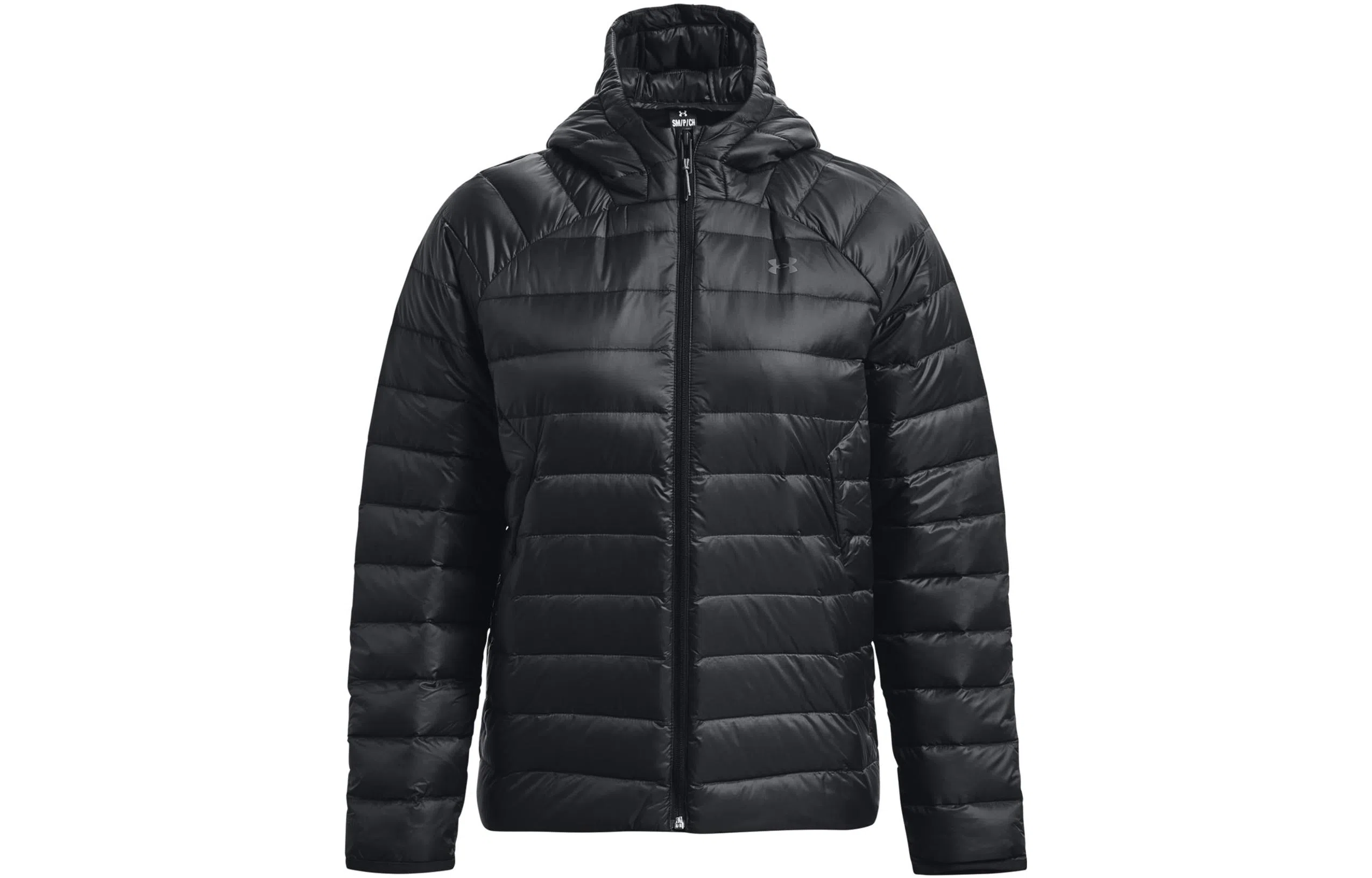 Under Armour FW22 Quilted Logo Hooded Down Jacket Black