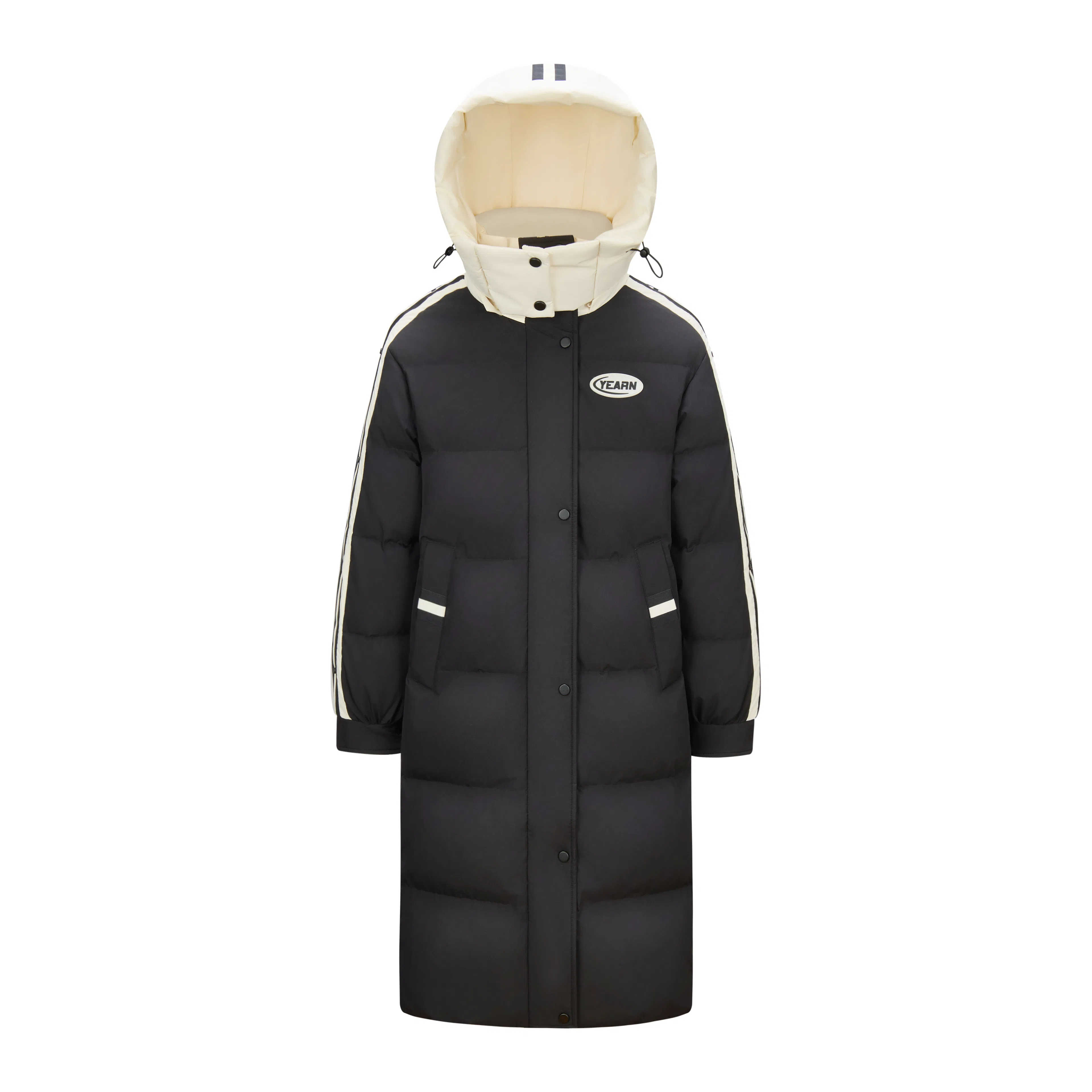 鸭鸭 中长款过膝羽绒服 女款