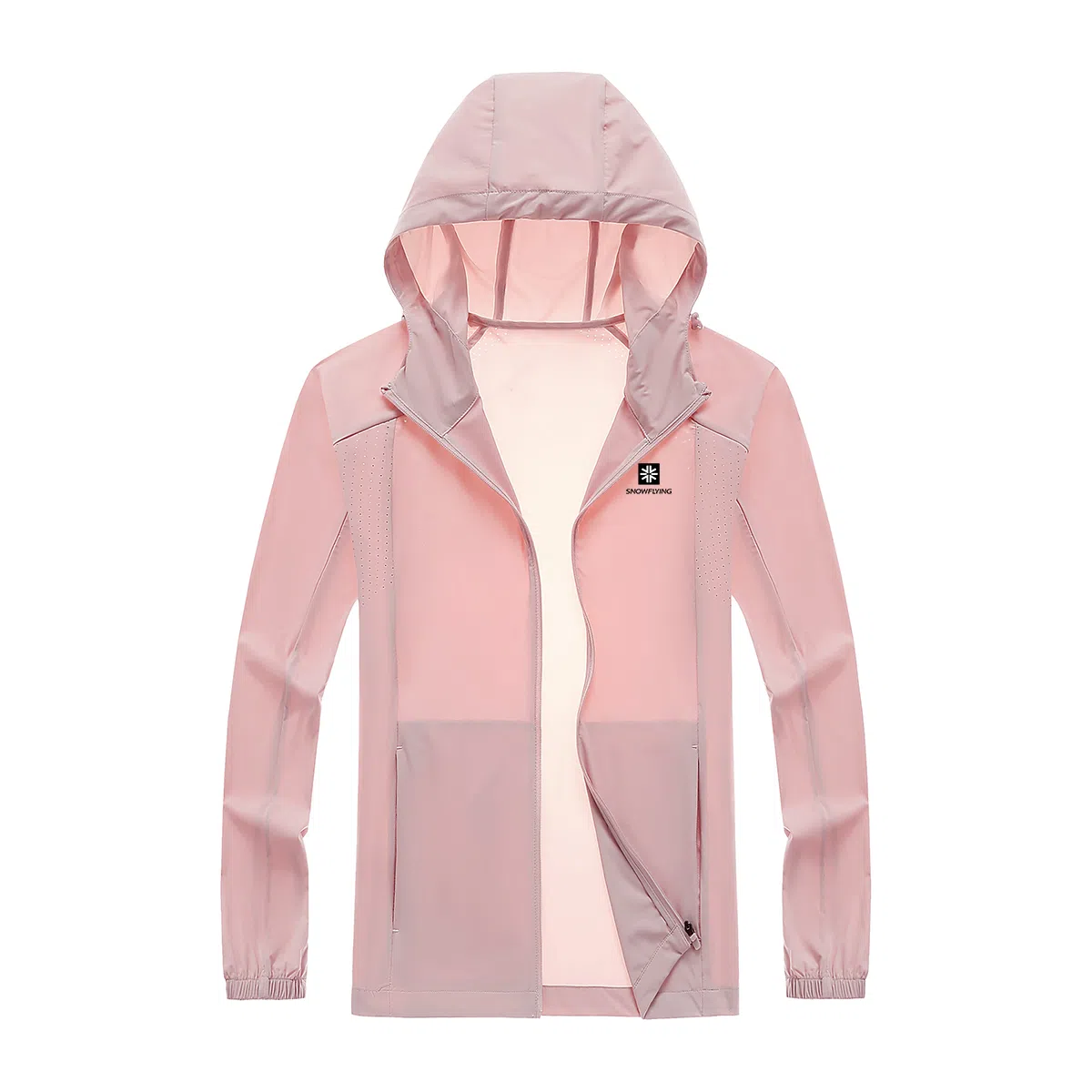 SNOW FLYING upf50+logo