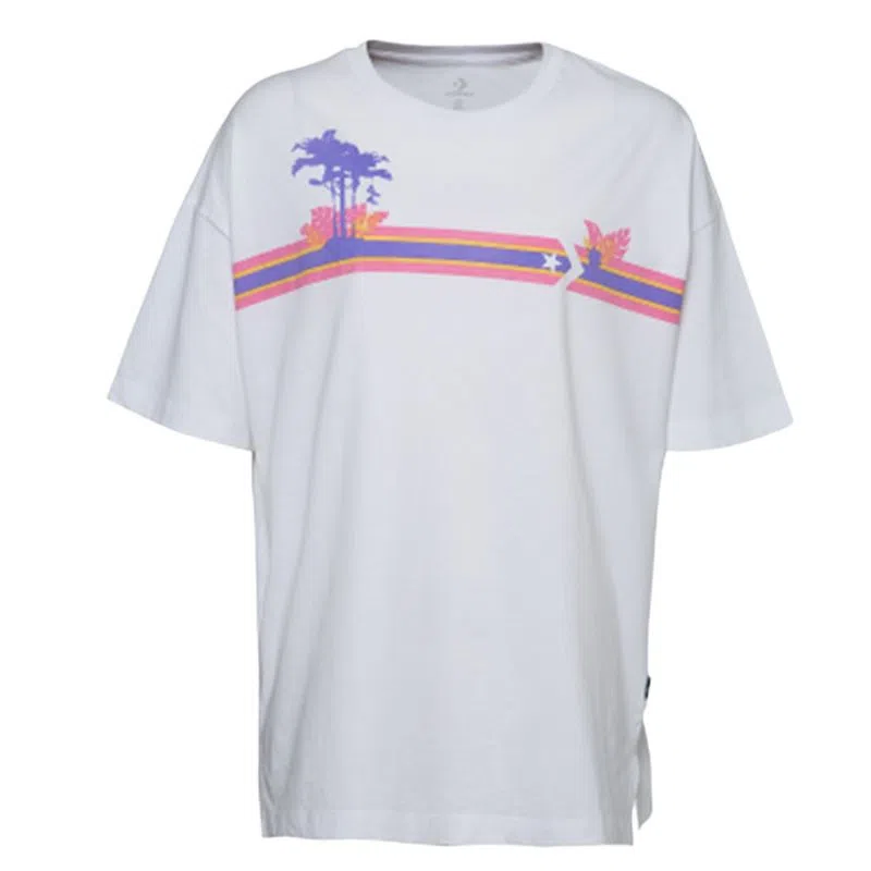 Converse Palm Trees Stripes Boxy T