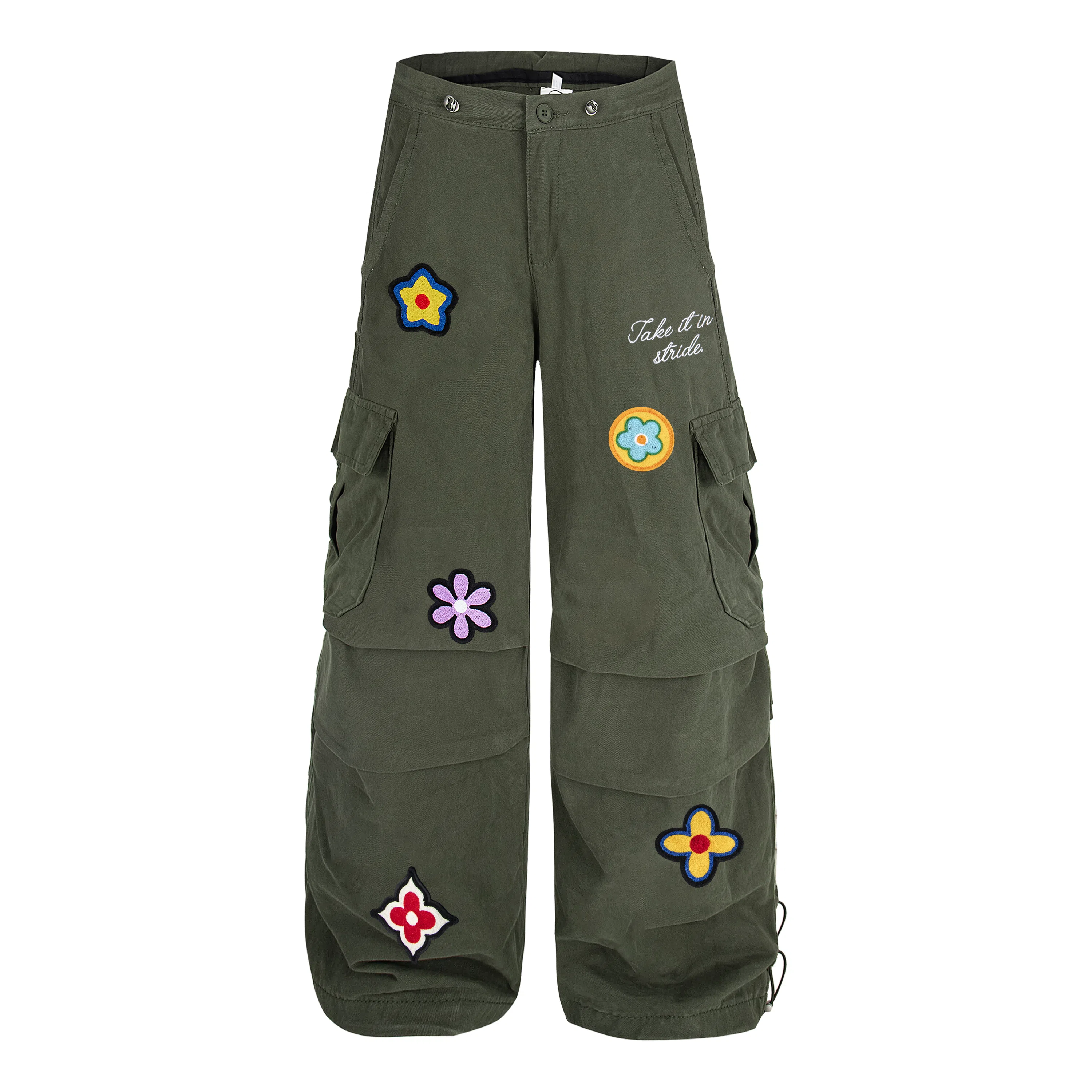 PEDLOR Vintage Cartoon Embroidered Jeans