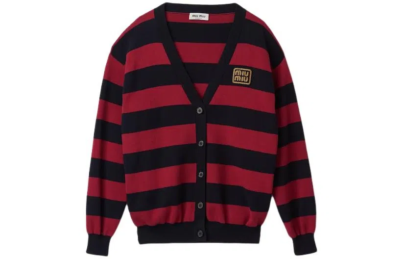 MIU MIU Cotton Knit Cardigan
