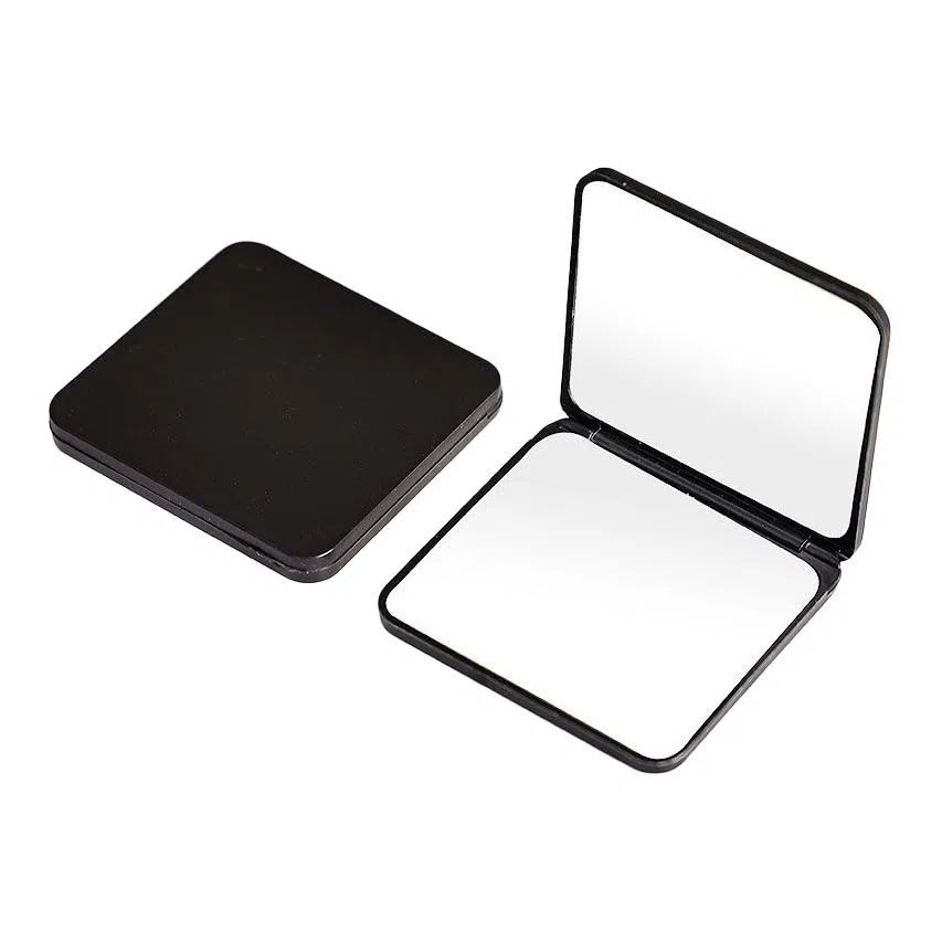 计轩 随身携带迷你折叠镜子 双面便携
