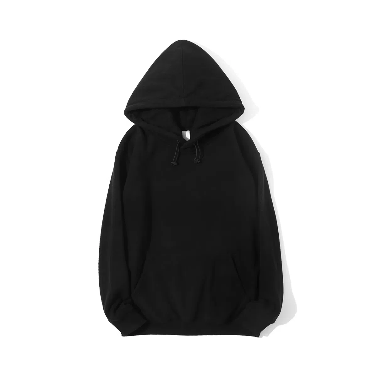 重磅基础 日系休闲加绒连帽长袖宽松卫衣 男女同款 纯色