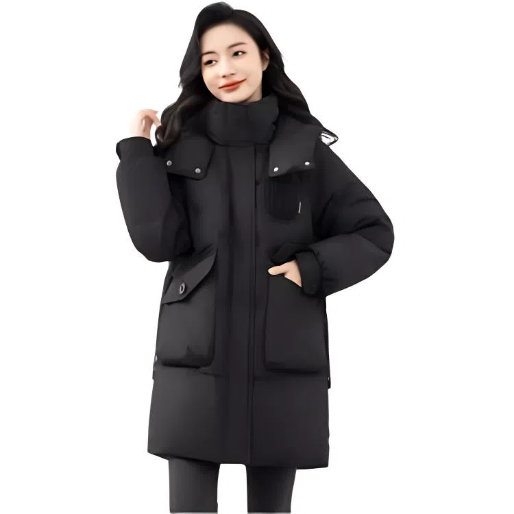 鸭鸭 时尚通勤保暖外套羽绒服 女款