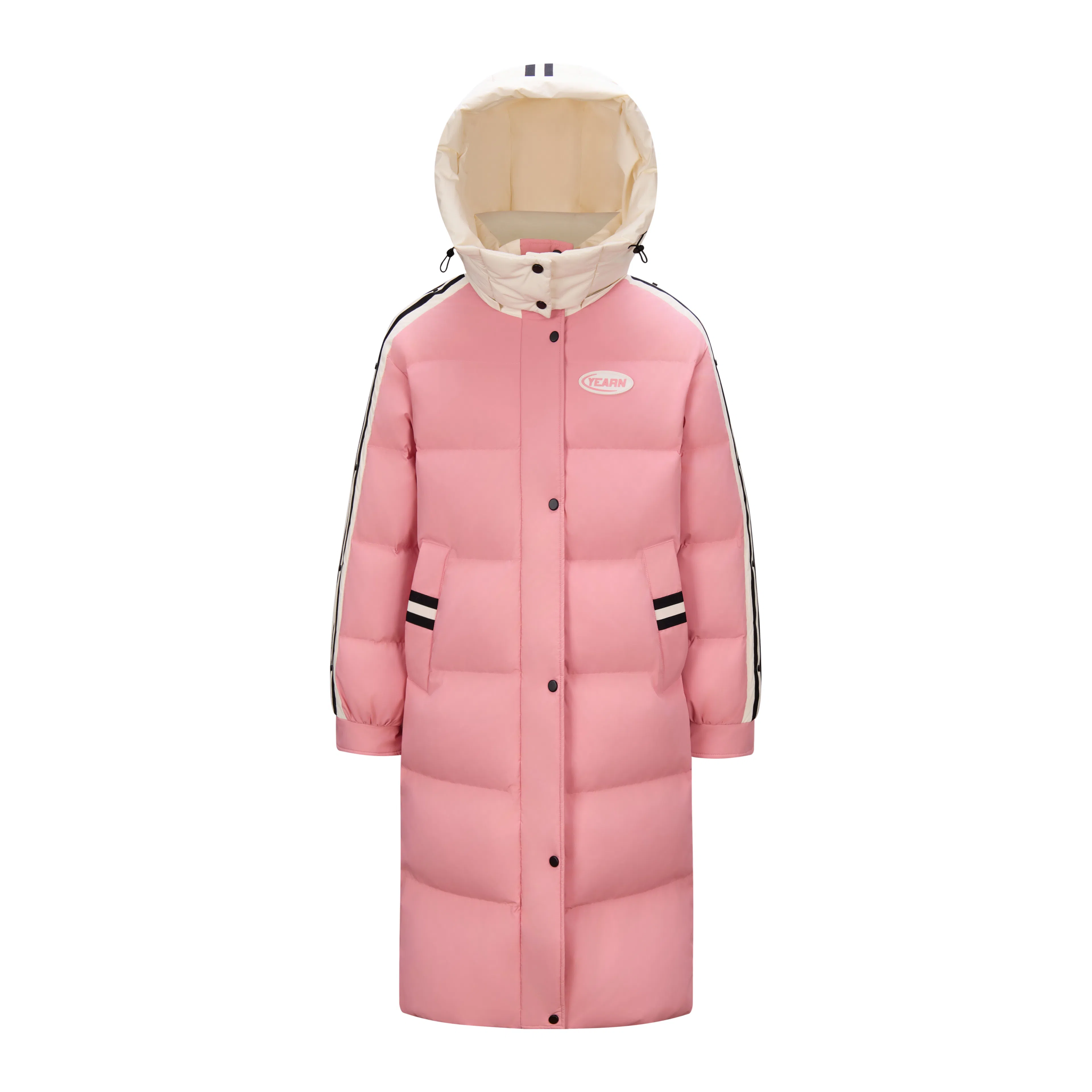 鸭鸭 中长款过膝羽绒服 女款