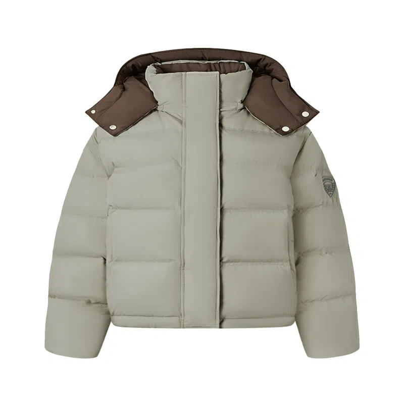 坦博尔 简约纯色保暖羽绒服 女款