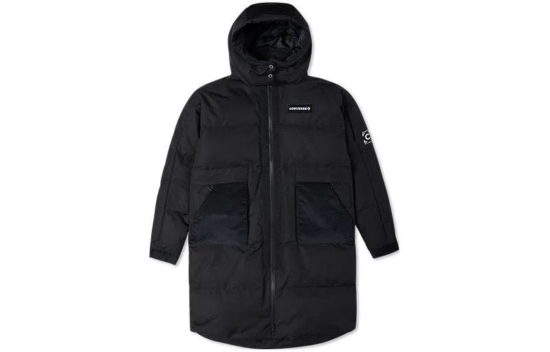 Converse Logo Embroidered Down Coat